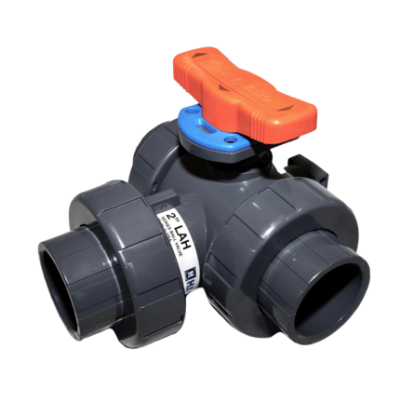 LAH Series Válvula Tres Vías Doble Unión | Hayward México